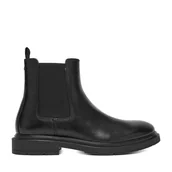 Botki męskie - Sztyblety GINO ROSSI CEO-ARONNE-01 MI08 Czarny - miniaturka - grafika 1