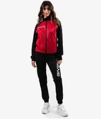 Piłka nożna - GIVOVA komplet dresowy spodnie + buza TUTA CUBA czarno-czerwony - miniaturka - grafika 1