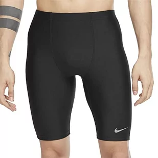 Nike Df Fast legginsy czarne/odblaskowe, srebrne, XL - Legginsy - miniaturka - grafika 1