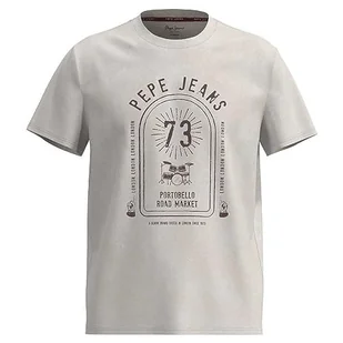 Pepe Jeans Koszulka męska damska, beżowy (kość słoniowa), S - Koszulki i topy damskie - miniaturka - grafika 1
