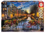 Puzzle - Educa 2000 ELEMENTÓW Amsterdam GXP-583975 - miniaturka - grafika 1