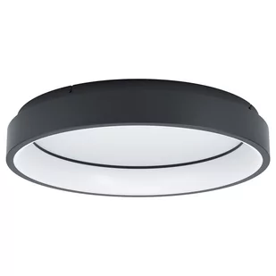 Eglo Marghera- 900067 plafon lampa sufitowa 1x27W LED biały/czarny - Lampy sufitowe - miniaturka - grafika 1