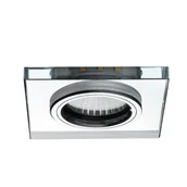 Lampy ścienne - Kanlux Oprawa ścienno-sufitowa kwadratowa Soren L-SR, srebrna, 20 W - miniaturka - grafika 1