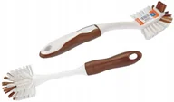 Miotły, szufle, mopy - Szczotka do czyszczenia naczyń dwustronna długa - miniaturka - grafika 1