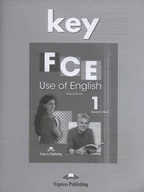 Książki do nauki języka angielskiego - Evans Virginia FCE Use of English 1 Key - mamy na stanie, wyślemy natychmiast - miniaturka - grafika 1