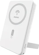 Powerbanki - Dudao K14S+ 10000mAh 20W USB-A / USB-C / MagSafe z podstawką - biały - miniaturka - grafika 1