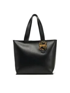 Torebki damskie - Just Cavalli Torebka Iconic Snakes 78RA4BA5 ZSA89 Czarny - miniaturka - grafika 1