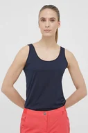 Koszulki sportowe damskie - Jack Wolfskin top sportowy Pack & Go damski kolor granatowy - miniaturka - grafika 1