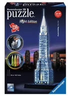 Puzzle - Ravensburger PUZZLE 3D 216 EL. CHRYSLER BUILDING NIGHT EDITION - miniaturka - grafika 1