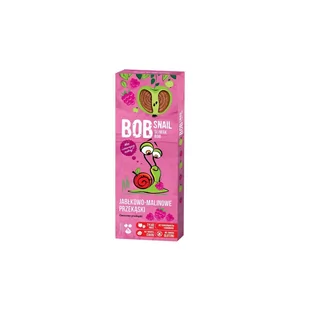 BobSnail | Eco-Snack sp. z o.o. BobSnail | Eco-Snack sp z o.o Przekąska jabłkowo-malinowa z owoców bez dodatku cukru 30 g BobSnail M00-98BB-1457D - Czekolada - miniaturka - grafika 1