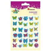 Zabawki kreatywne - Titanum Naklejki papierowe 3D motylki mix - miniaturka - grafika 1