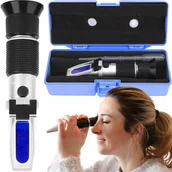 Inne urządzenia pomiarowe - REFRAKTOMETR TESTER PŁYNU CHŁODNICZEGO ELEKTROLITY 2266-T - miniaturka - grafika 1