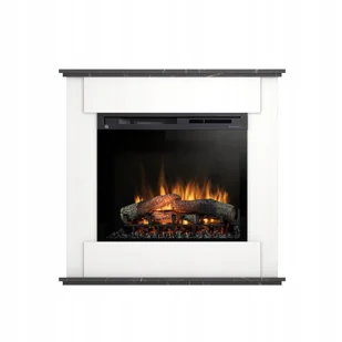 KOMINEK ELEKTRYCZNY FONTE 28"XHD BIAŁY/CZARNY - Kominki elektryczne - miniaturka - grafika 1