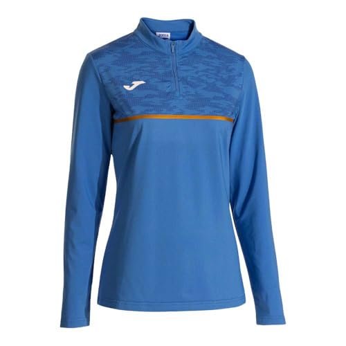 Joma Damska bluza do biegania, 2XS-XL, długi rękaw, z podszewką termiczną i zamkiem błyskawicznym do połowy, idealna do treningu na świeżym powietrzu, Record III