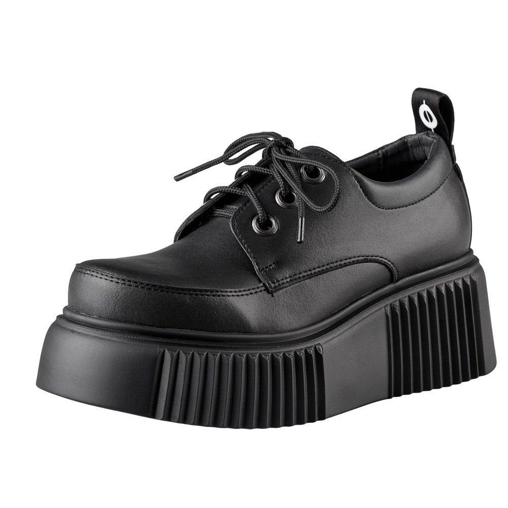 półbuty damskie ALTERCORE czarne (SKITTY VEGAN BLACK)-41