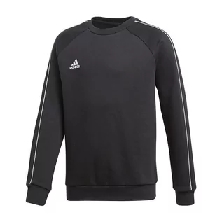 Odzież sportowa dziecięca - Adidas, Bluza dziecięca, Core 18 SW Top Y CE9062, czarny, rozmiar 176 - grafika 1