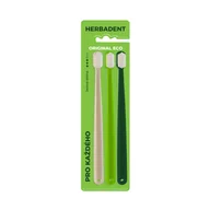 Szczoteczki do zębów dla dzieci - HERBADENT ORIGINAL ECO Soft Zestaw 3 ekologicznych szczoteczek do zębów - miniaturka - grafika 1