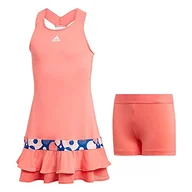 Sukienki - adidas G Frill Sukienka Dziewczyny - miniaturka - grafika 1