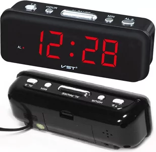 BUDZIK ZEGAR ELEKTRONICZNY SIECIOWY LED 24H - Zegary - miniaturka - grafika 1
