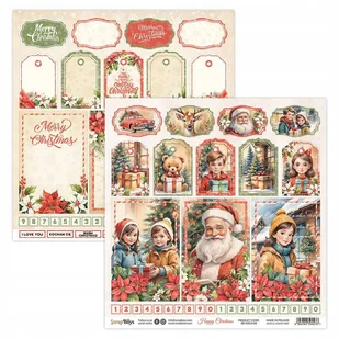 Papier do scrapbookingu 30x30 - Scrapboys - Happy Christmas 06 - Scrapbooking - miniaturka - grafika 1