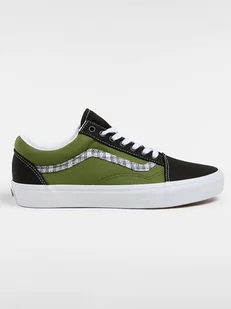 Vans Skórzane sneakersy "Old Skool" w kolorze oliwkowym - Trampki damskie - miniaturka - grafika 1