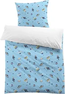 Pościel dla dzieci - Zestaw pościeli dziecięcej Astronauta 140x200CM z poszewką 65x65CM - miniaturka - grafika 1