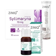 Układ pokarmowy - ZINIQ Zestaw Probiotyk + Elektrolity + Sylimaryna - miniaturka - grafika 1