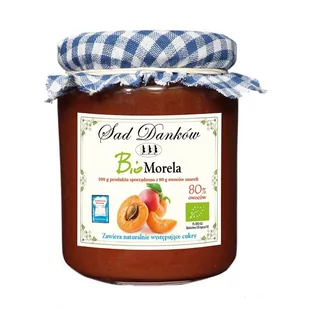Sad Danków (dżemy, przetwory owocowe) MORELA 80% BIO 260g - Dżem - miniaturka - grafika 1