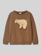 Swetry dla chłopców - Bluza z detalem z motywem - miniaturka - grafika 1