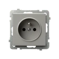 Gniazdka elektryczne - Ospel Gniazdo z/u SONATA - kaszmir - miniaturka - grafika 1