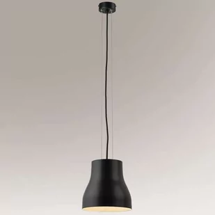 Shilo Industrialna LAMPA wisząca NIGATA 7836 metalowa OPRAWA okrągły ZWIS loft czarny - Lampy sufitowe - miniaturka - grafika 1