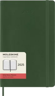 MOLESKINE kalendarz 2025 ZIELONY LARGE SOFT DZIENNY (13x21) - Kalendarze - miniaturka - grafika 1