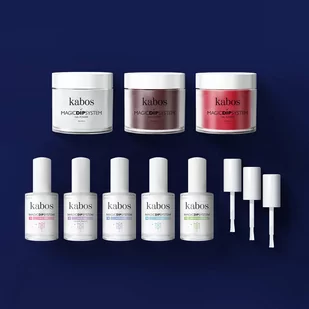 Zestaw do manicure tytanowego Magic Dip System - Magic Red Set - Manicure tytanowy - miniaturka - grafika 1