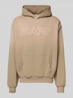 Bluzy męskie - Bluza o kroju regular fit z kapturem i wyhaftowanym logo model ‘Retro’ - miniaturka - grafika 1