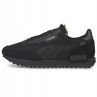Sneakersy męskie - Buty męskie sportowe Puma Future Rider Play 371149 25 sneakersy czarne 44 - miniaturka - grafika 1