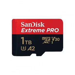 SanDisk microSDXC Extreme Pro 1TB 200/140 MB/s A2 V30 UHS-I U3 - Karty pamięci - miniaturka - grafika 1