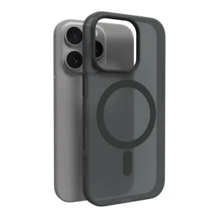 Etui silikonowe Puro Daylight MagSafe do iPhone 16 - czarne - Etui i futerały do telefonów - miniaturka - grafika 1