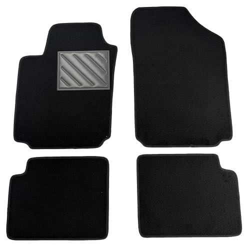 Maty na zamówienie Fiat Stilo 2002-2008, antypoślizgowe, z podkładką na piętę PCV (polichlorek winylu) i klipsami mocującymi