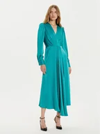 Sukienki - Fracomina Sukienka koktajlowa FR24WD3002W41101 Zielony Regular Fit - miniaturka - grafika 1