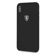 Etui i futerały do telefonów - Ferrari Hardcase do iPhone XS Max czarny/Silicone Off track FEOSIHCI65BK - miniaturka - grafika 1