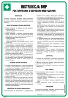 Instrukcje stanowiskowe BHP - DD010 INSTRUKCJA BHP POSTĘPOWANIA Z ODPADAMI MEDYCZNYMI, HN - PŁYTA ELASTYCZNA 0,4MM; (245X350MM) - miniaturka - grafika 1