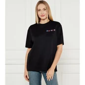 Koszulki i topy damskie - Karl Lagerfeld T-shirt IKON | Oversize fit - miniaturka - grafika 1