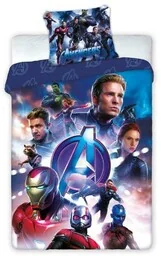 Faro Pościel bawełniana 140x200 Avengers 0704 Kapitan Ameryka Iron Man Hulk Bruce Banner Thor 049 poszewka 70x90 - Pościel dla dzieci - miniaturka - grafika 1