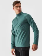 Bielizna sportowa męska - Męska bielizna termoaktywna (góra) 4F 4FWAW24UBRUM076 - turkusowa - miniaturka - grafika 1