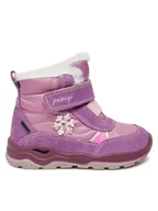 Buty dla dziewczynek - Primigi Śniegowce 6861400 S GORE-TEX Fioletowy - miniaturka - grafika 1