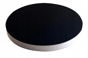PODKŁAD CUKIERNICZY POD TORT STYRODUR OKRĄGŁY GRUBY WYTRZYMAŁY CZARNE 26 cm - Dodatki do ciast w proszku - miniaturka - grafika 1