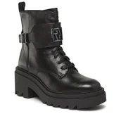 Botki damskie - Trzewiki GINO ROSSI RST-CIRCLE-07 Czarny - miniaturka - grafika 1