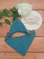 Czapki dla dzieci - Czapka bonetka Elfik z bandamą - miniaturka - grafika 1