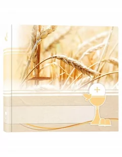 Album wklejany Komunia Św. kłosy zboża 40 stron - Albumy fotograficzne - miniaturka - grafika 1