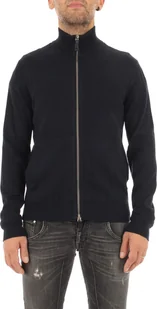 ARMANI EXCHANGE Sweter męski bawełniany niebieski GR54203 - Rozmiar: L - Swetry męskie - miniaturka - grafika 1